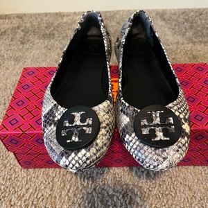Tory Burch Minnie ballet travel flats 8.5
